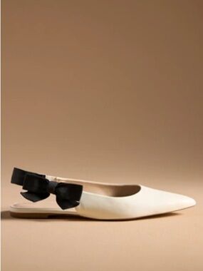 Maeve Side-Bow Slingback Flats